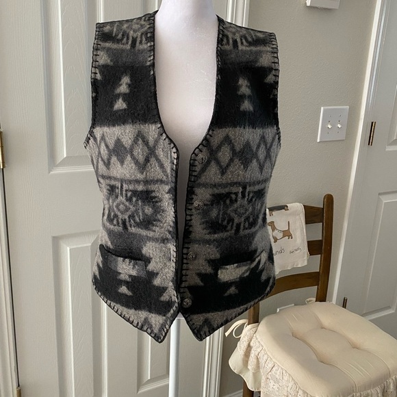 RARE Vintage Wool Erika Vest Size S - Picture 3 of 5
